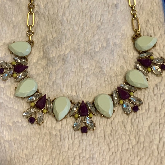 Multicolor Necklace (Green/Purple) - Picture 3 of 3